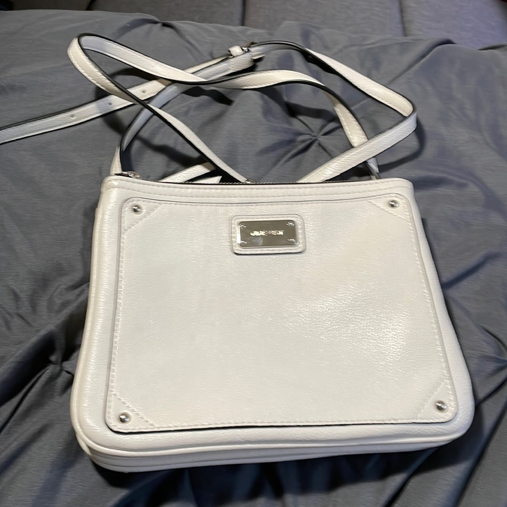 Nine West white shoulder bag